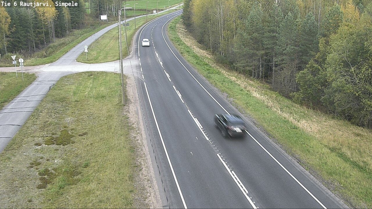 Kelikamerat Kuva Tie 6 Rautjärvi, Simpele, Rautjärvi, Etelä-Karjala