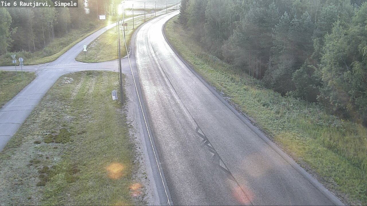 Kelikamerat Kuva Tie 6 Rautjärvi, Simpele, Rautjärvi, Etelä-Karjala