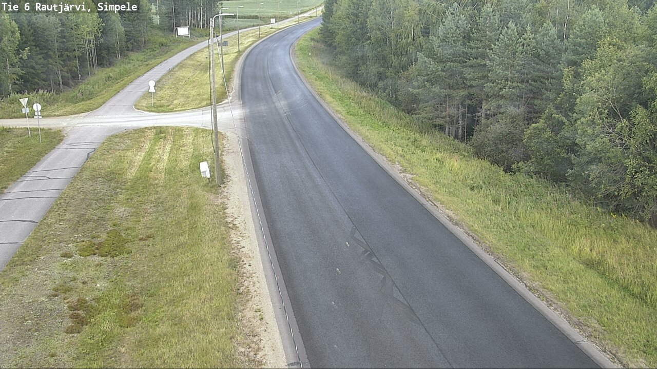 Kelikamerat Kuva Tie 6 Rautjärvi, Simpele, Rautjärvi, Etelä-Karjala