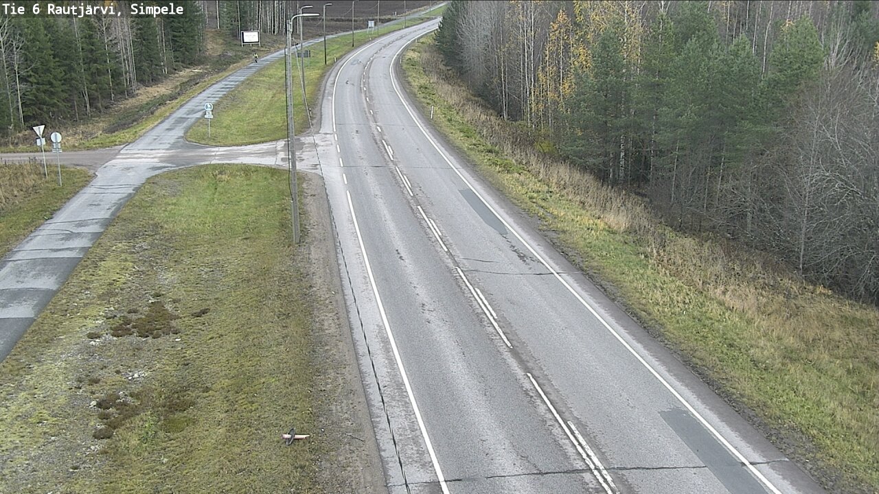 Kelikamerat Kuva Tie 6 Rautjärvi, Simpele, Rautjärvi, Etelä-Karjala