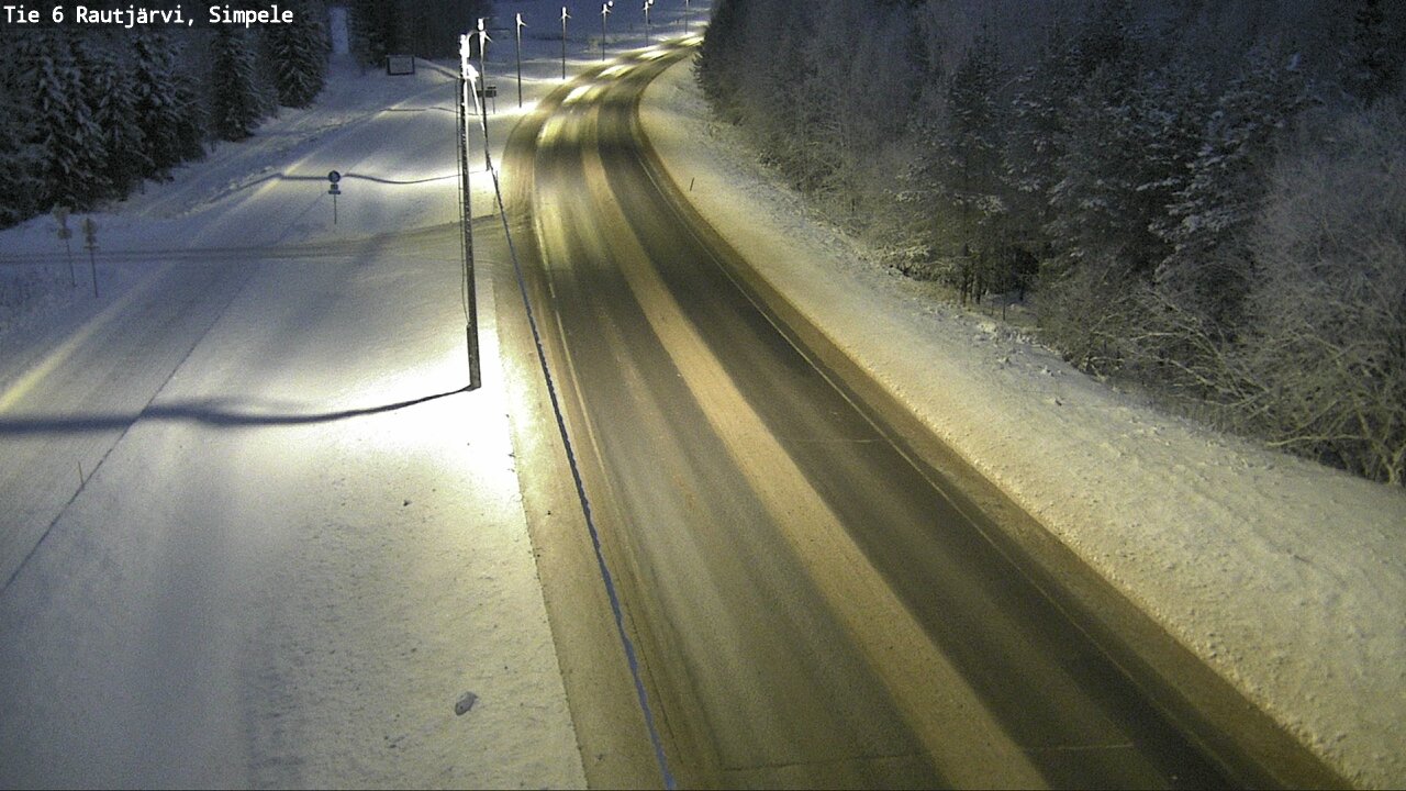 Kelikamerat Kuva Tie 6 Rautjärvi, Simpele, Rautjärvi, Etelä-Karjala