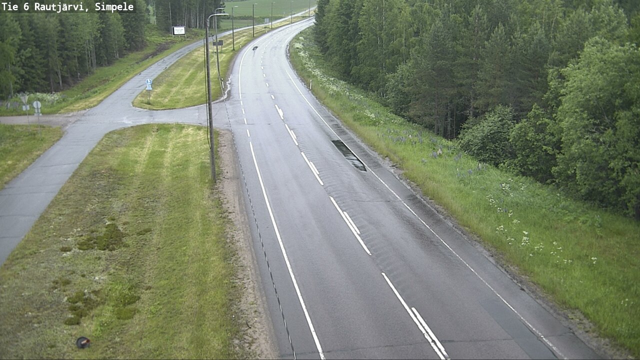 Kelikamerat Kuva Tie 6 Rautjärvi, Simpele, Rautjärvi, Etelä-Karjala