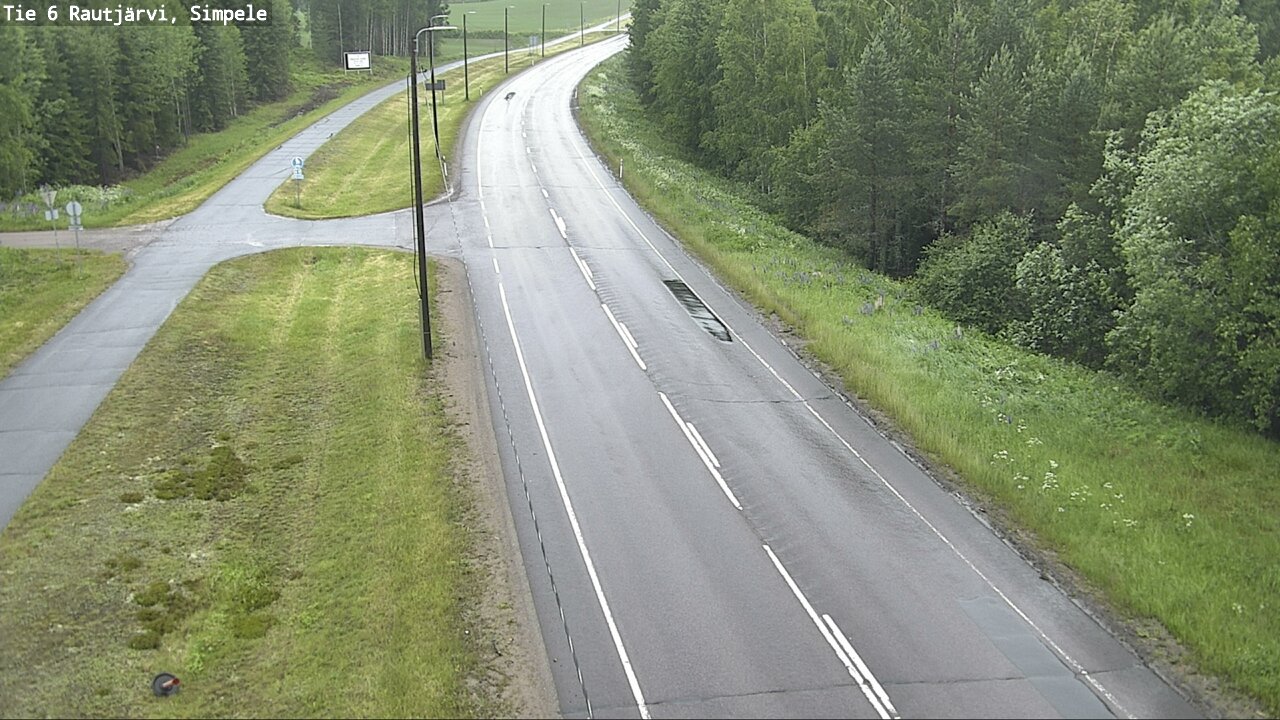Kelikamerat Kuva Tie 6 Rautjärvi, Simpele, Rautjärvi, Etelä-Karjala