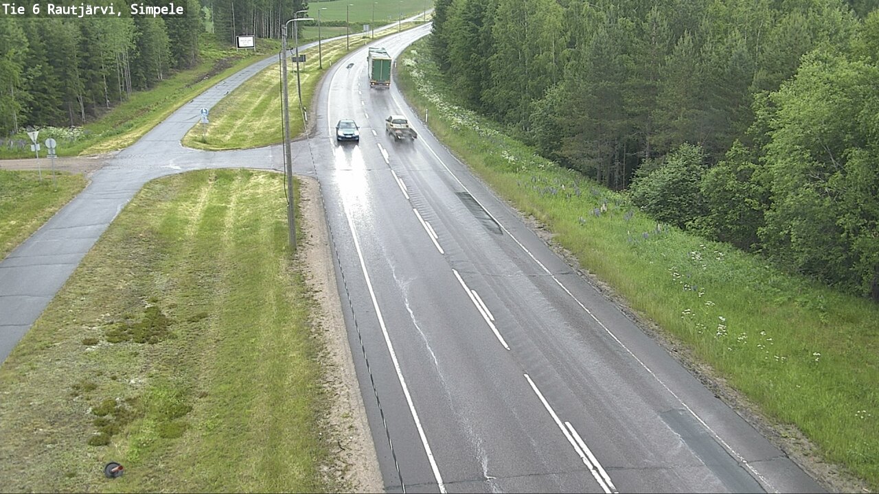 Kelikamerat Kuva Tie 6 Rautjärvi, Simpele, Rautjärvi, Etelä-Karjala