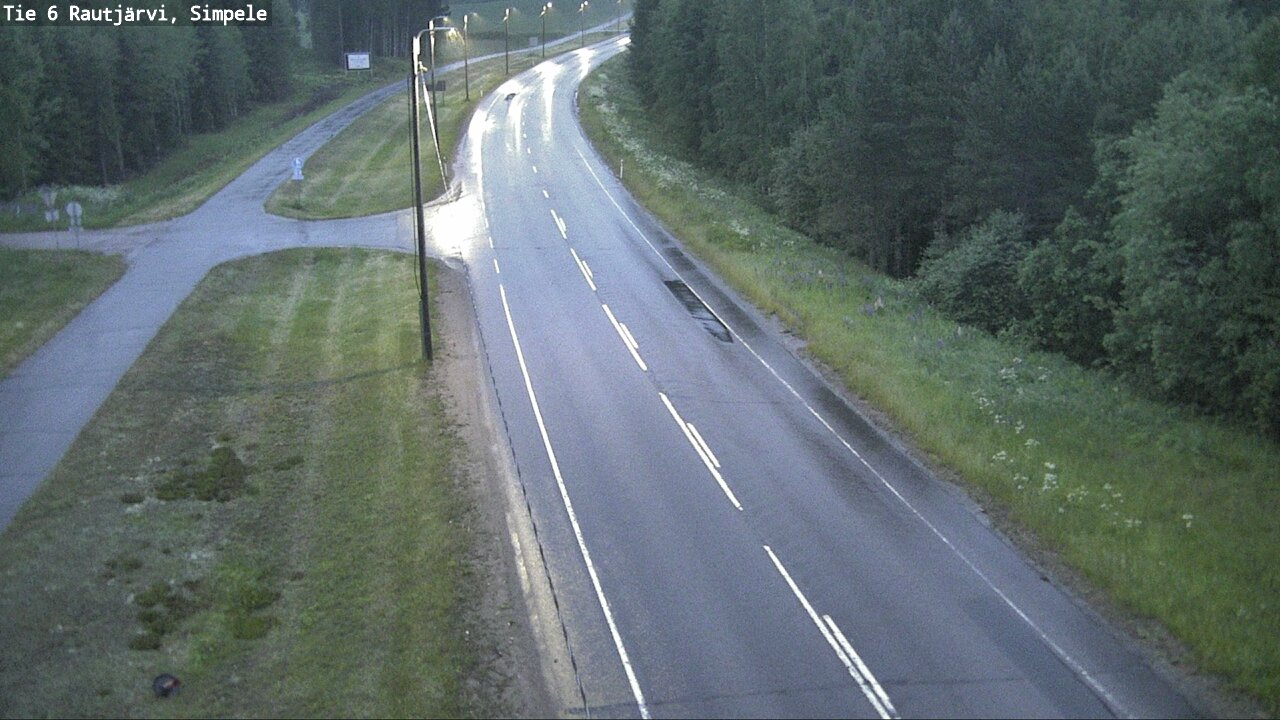 Kelikamerat Kuva Tie 6 Rautjärvi, Simpele, Rautjärvi, Etelä-Karjala