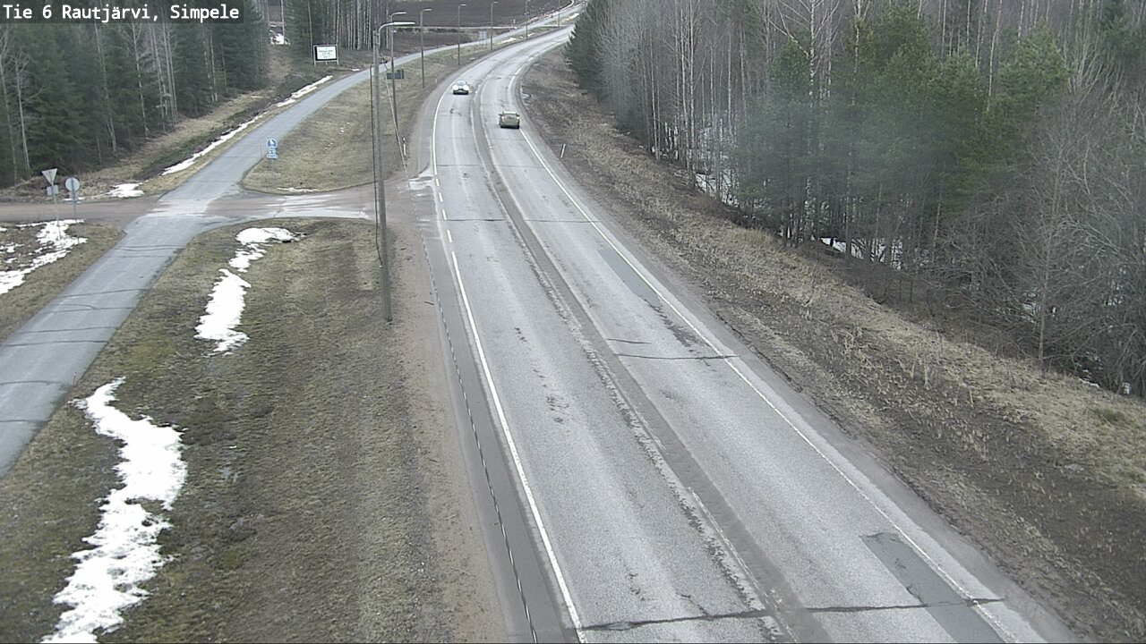 Kelikamerat Kuva Tie 6 Rautjärvi, Simpele, Rautjärvi, Etelä-Karjala