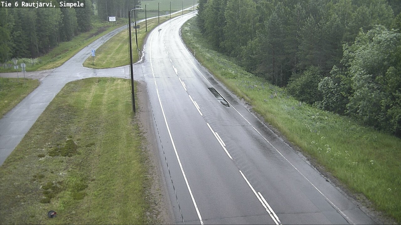 Kelikamerat Kuva Tie 6 Rautjärvi, Simpele, Rautjärvi, Etelä-Karjala