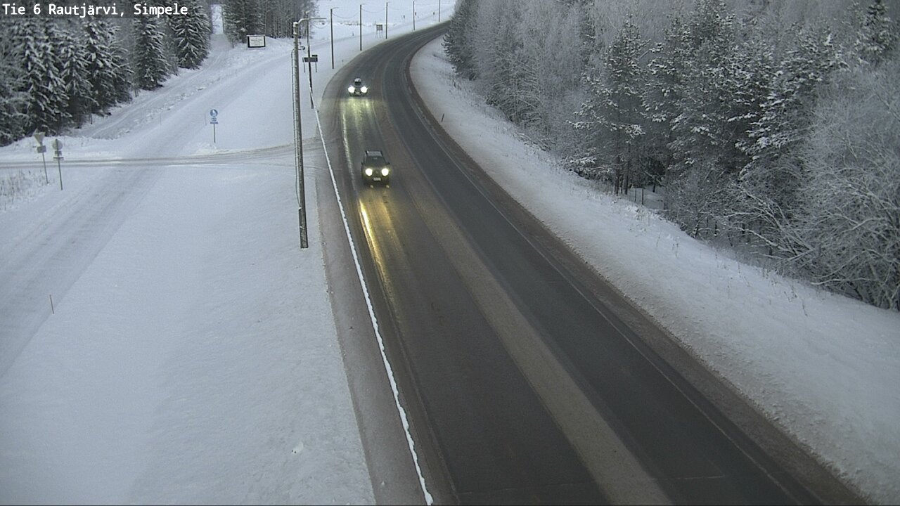 Kelikamerat Kuva Tie 6 Rautjärvi, Simpele, Rautjärvi, Etelä-Karjala