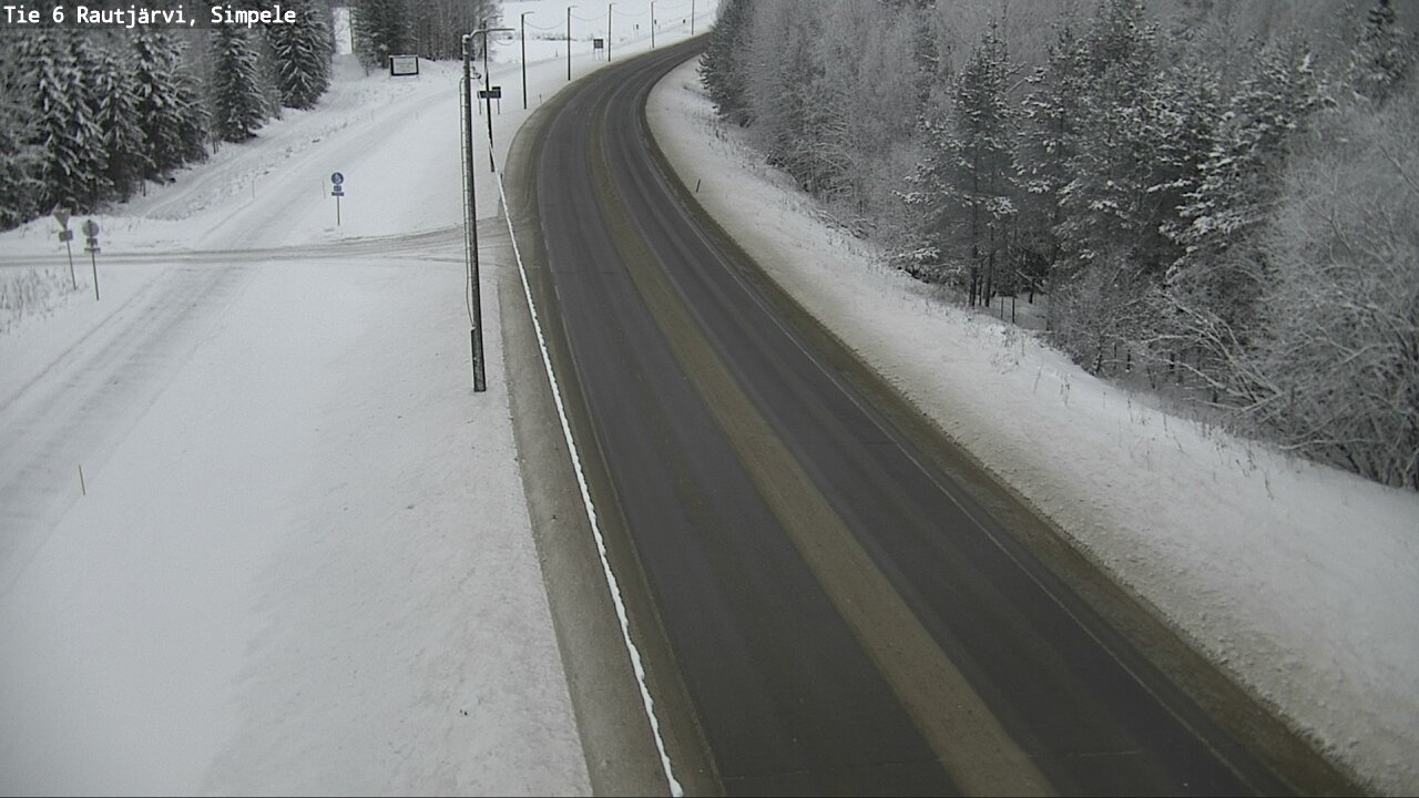 Kelikamerat Kuva Tie 6 Rautjärvi, Simpele, Rautjärvi, Etelä-Karjala