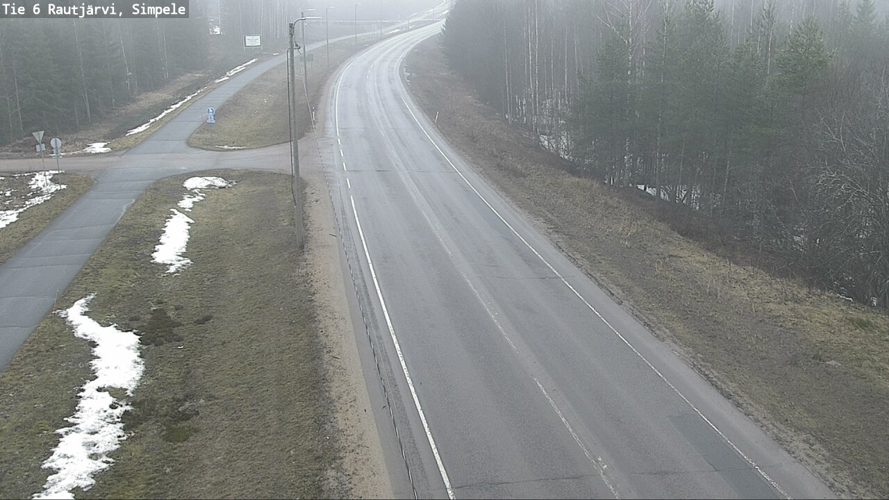 Kelikamerat Kuva Tie 6 Rautjärvi, Simpele, Rautjärvi, Etelä-Karjala