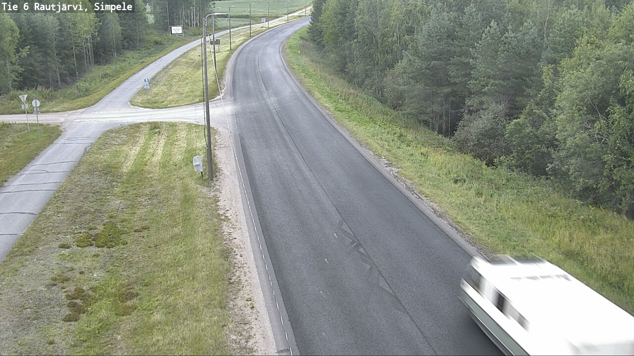 Kelikamerat Kuva Tie 6 Rautjärvi, Simpele, Rautjärvi, Etelä-Karjala