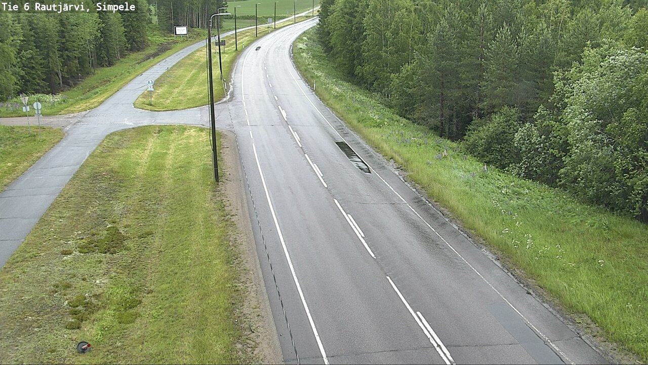 Kelikamerat Kuva Tie 6 Rautjärvi, Simpele, Rautjärvi, Etelä-Karjala