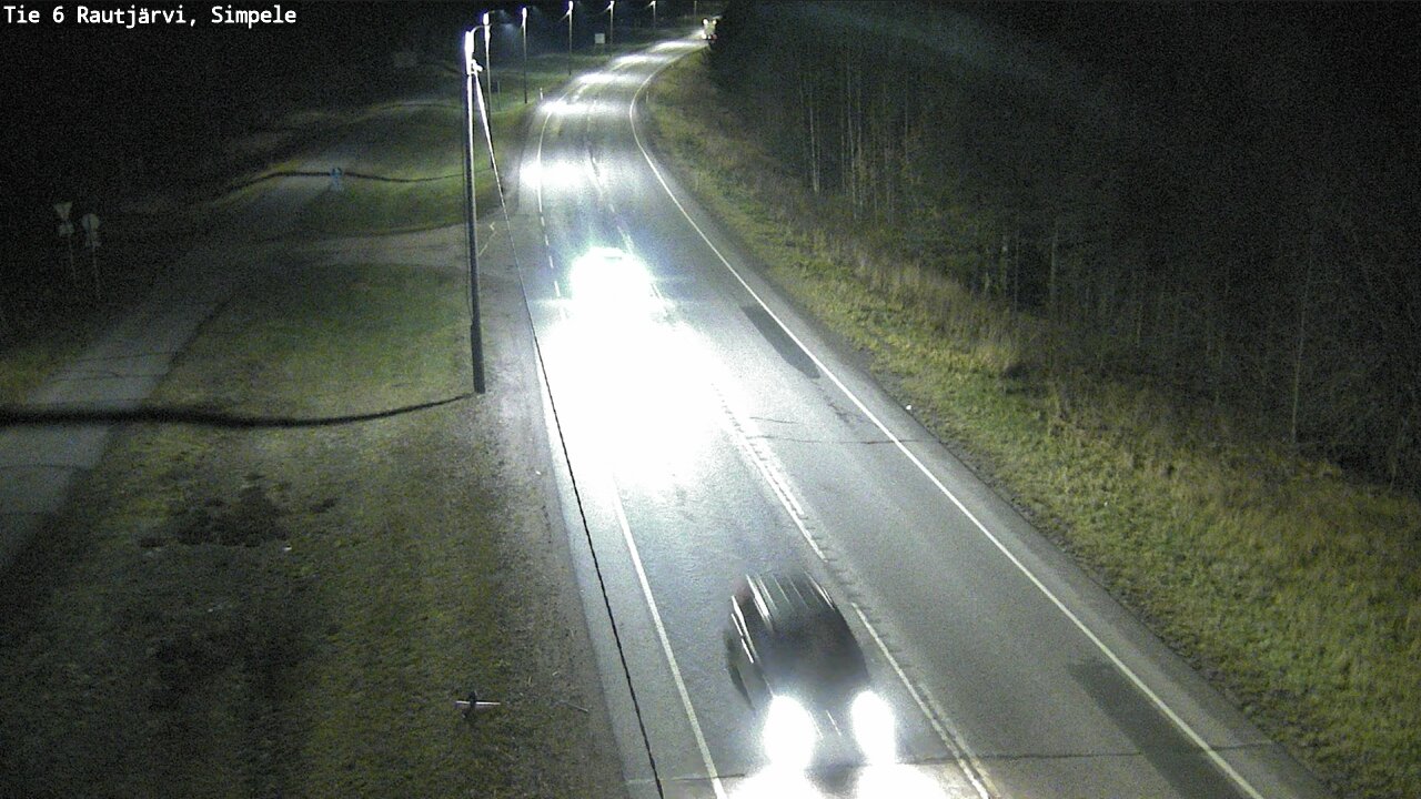 Kelikamerat Kuva Tie 6 Rautjärvi, Simpele, Rautjärvi, Etelä-Karjala
