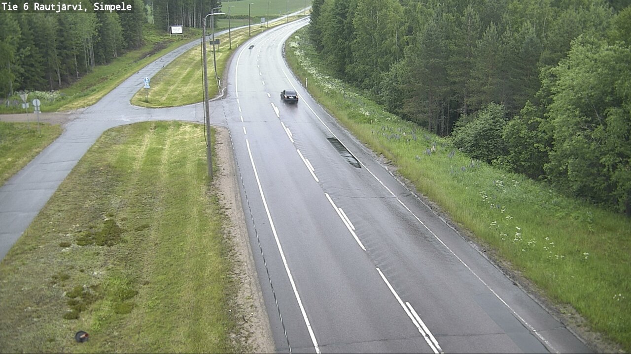 Kelikamerat Kuva Tie 6 Rautjärvi, Simpele, Rautjärvi, Etelä-Karjala