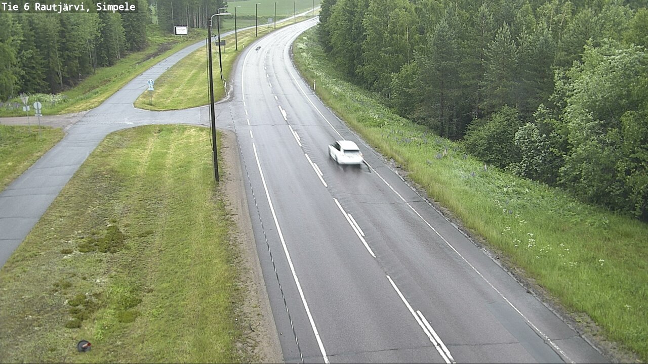 Kelikamerat Kuva Tie 6 Rautjärvi, Simpele, Rautjärvi, Etelä-Karjala