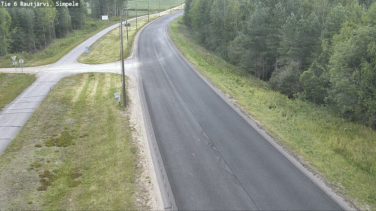 Kelikamerat Kuva Tie 6 Rautjärvi, Simpele, Rautjärvi, Etelä-Karjala