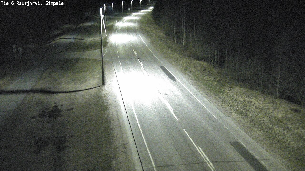 Weather Camera Image Road 6 Rautjärvi, Simpele, Rautjärvi, Etelä-Karjala