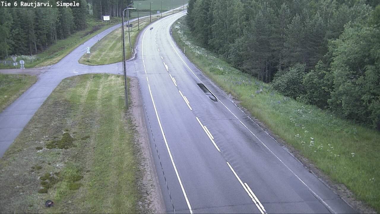 Kelikamerat Kuva Tie 6 Rautjärvi, Simpele, Rautjärvi, Etelä-Karjala