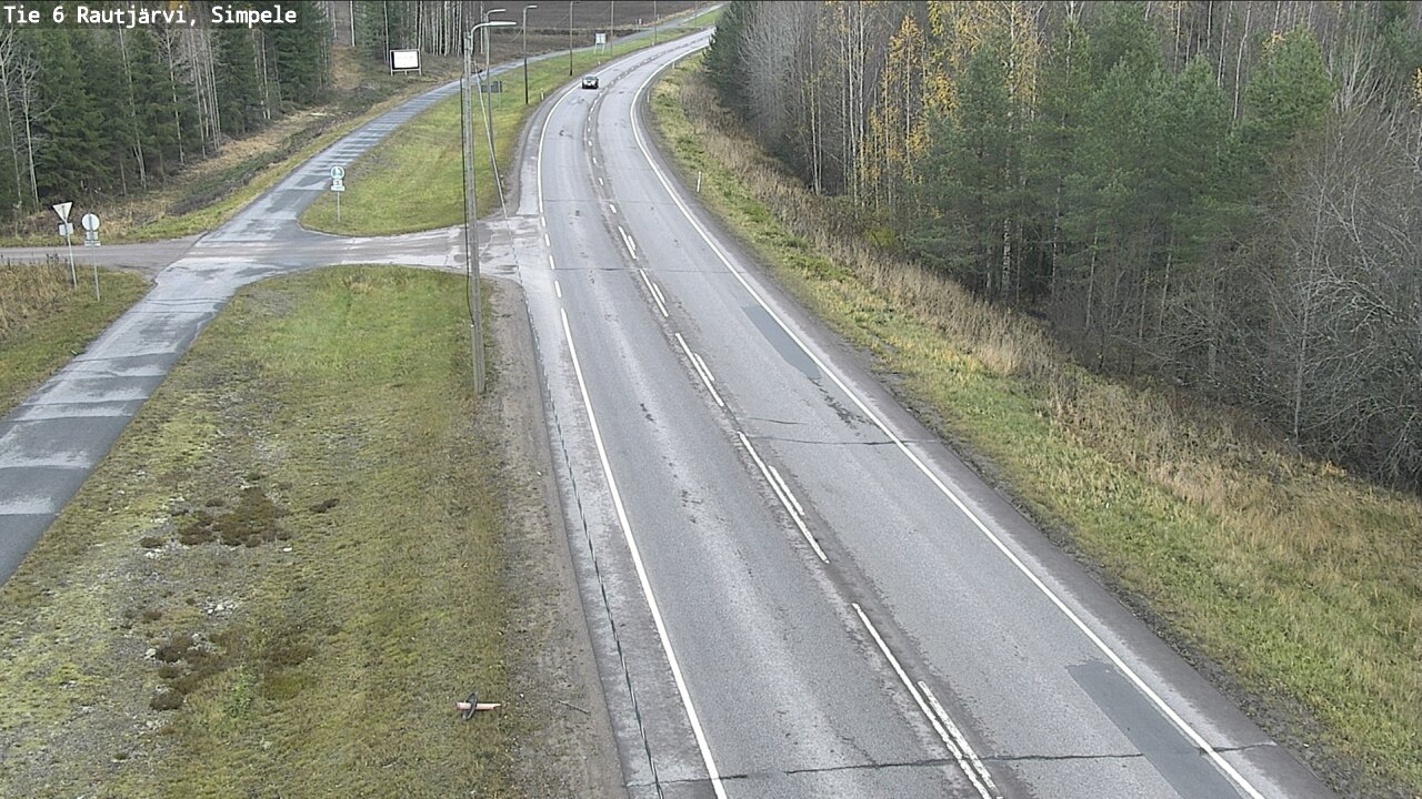 Kelikamerat Kuva Tie 6 Rautjärvi, Simpele, Rautjärvi, Etelä-Karjala