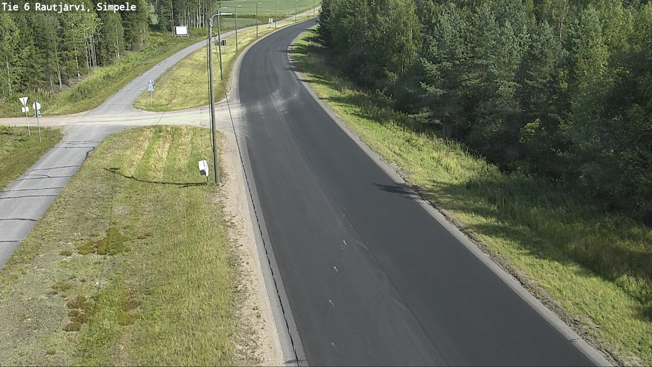 Kelikamerat Kuva Tie 6 Rautjärvi, Simpele, Rautjärvi, Etelä-Karjala