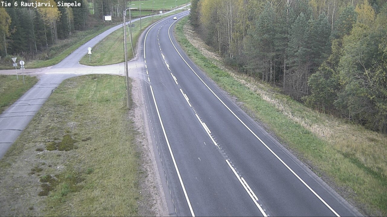 Kelikamerat Kuva Tie 6 Rautjärvi, Simpele, Rautjärvi, Etelä-Karjala