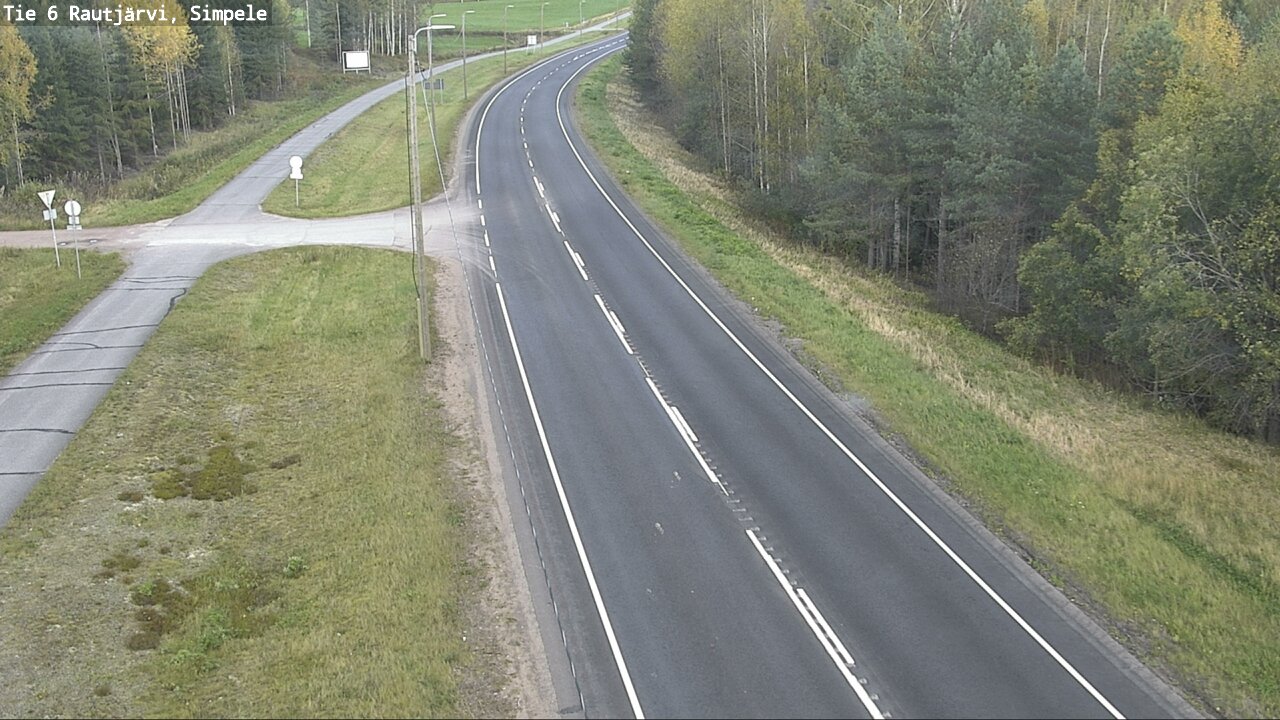 Kelikamerat Kuva Tie 6 Rautjärvi, Simpele, Rautjärvi, Etelä-Karjala