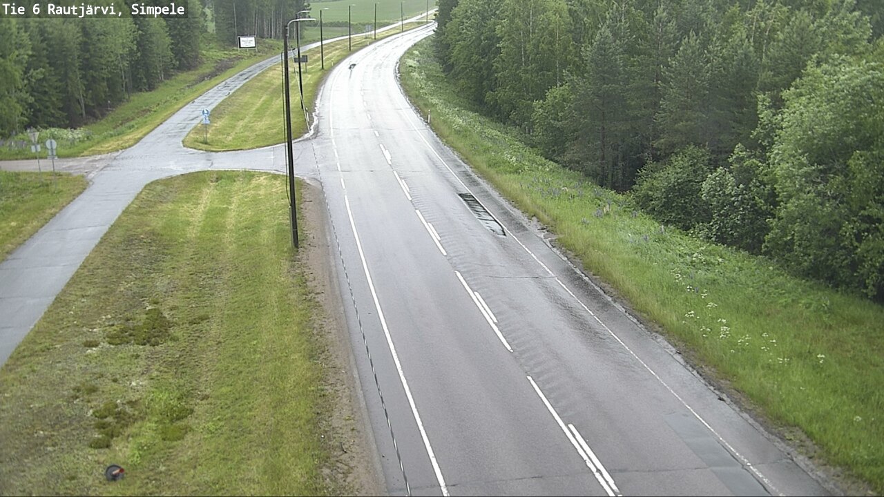 Kelikamerat Kuva Tie 6 Rautjärvi, Simpele, Rautjärvi, Etelä-Karjala