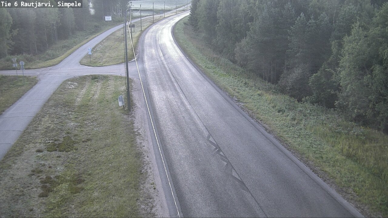 Kelikamerat Kuva Tie 6 Rautjärvi, Simpele, Rautjärvi, Etelä-Karjala