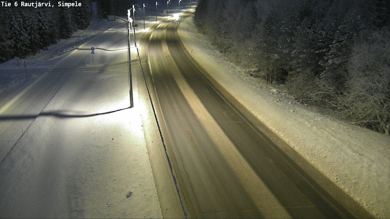 Kelikamerat Kuva Tie 6 Rautjärvi, Simpele, Rautjärvi, Etelä-Karjala