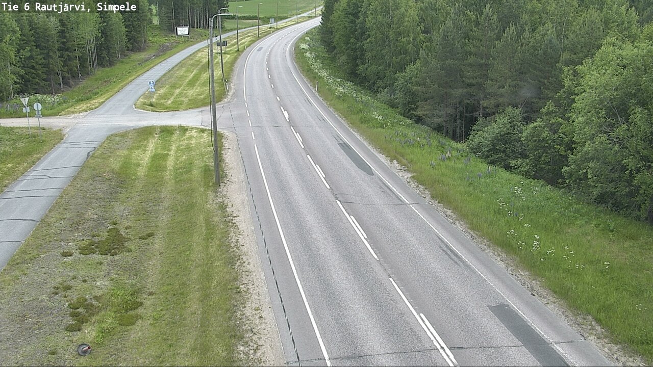 Kelikamerat Kuva Tie 6 Rautjärvi, Simpele, Rautjärvi, Etelä-Karjala
