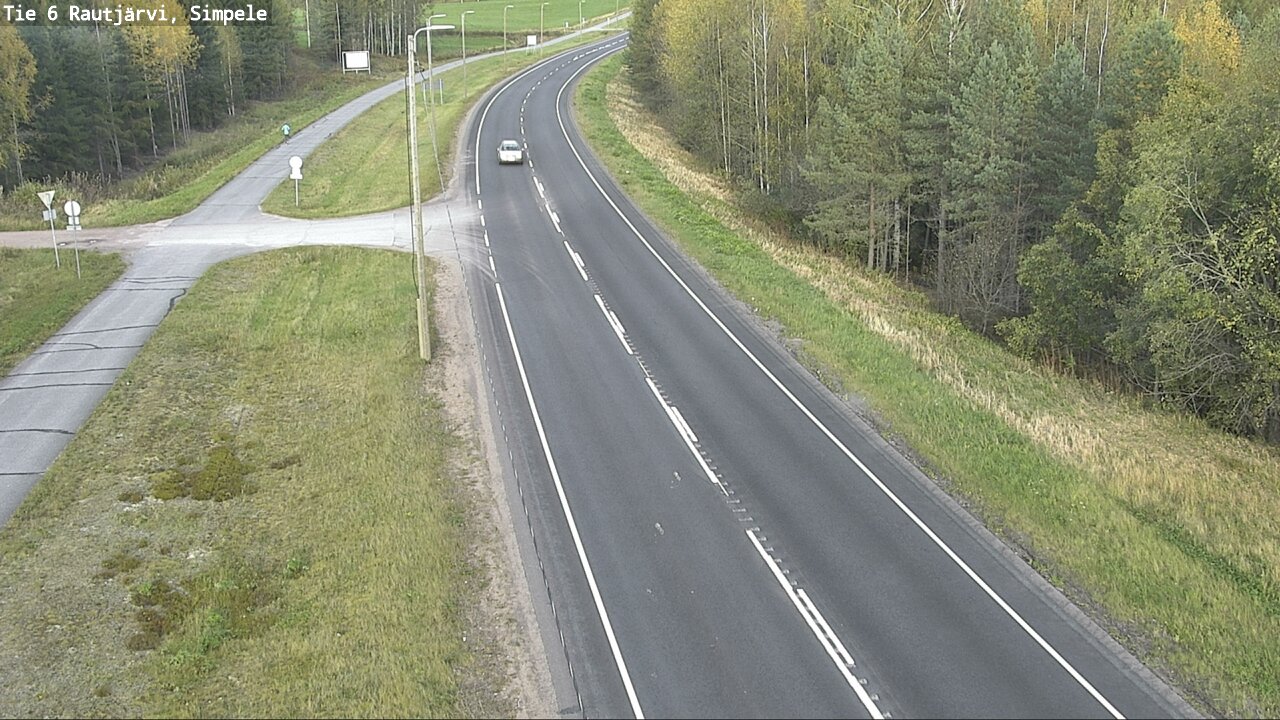 Kelikamerat Kuva Tie 6 Rautjärvi, Simpele, Rautjärvi, Etelä-Karjala