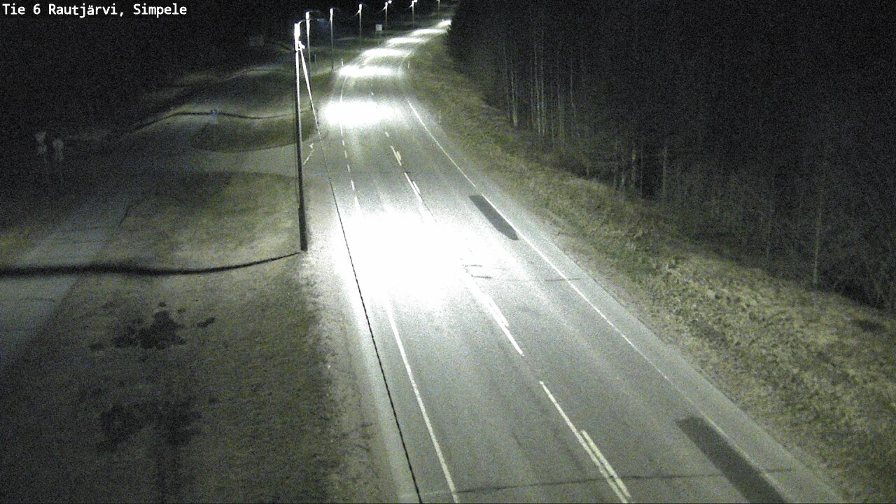 Weather Camera Image Road 6 Rautjärvi, Simpele, Rautjärvi, Etelä-Karjala