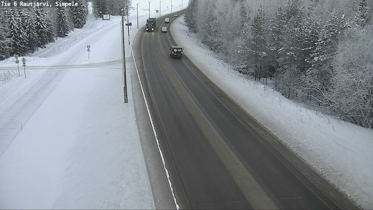 Kelikamerat Kuva Tie 6 Rautjärvi, Simpele, Rautjärvi, Etelä-Karjala