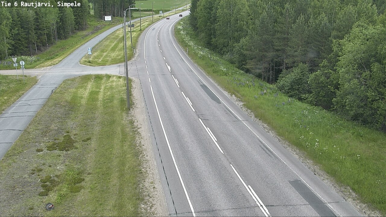 Kelikamerat Kuva Tie 6 Rautjärvi, Simpele, Rautjärvi, Etelä-Karjala