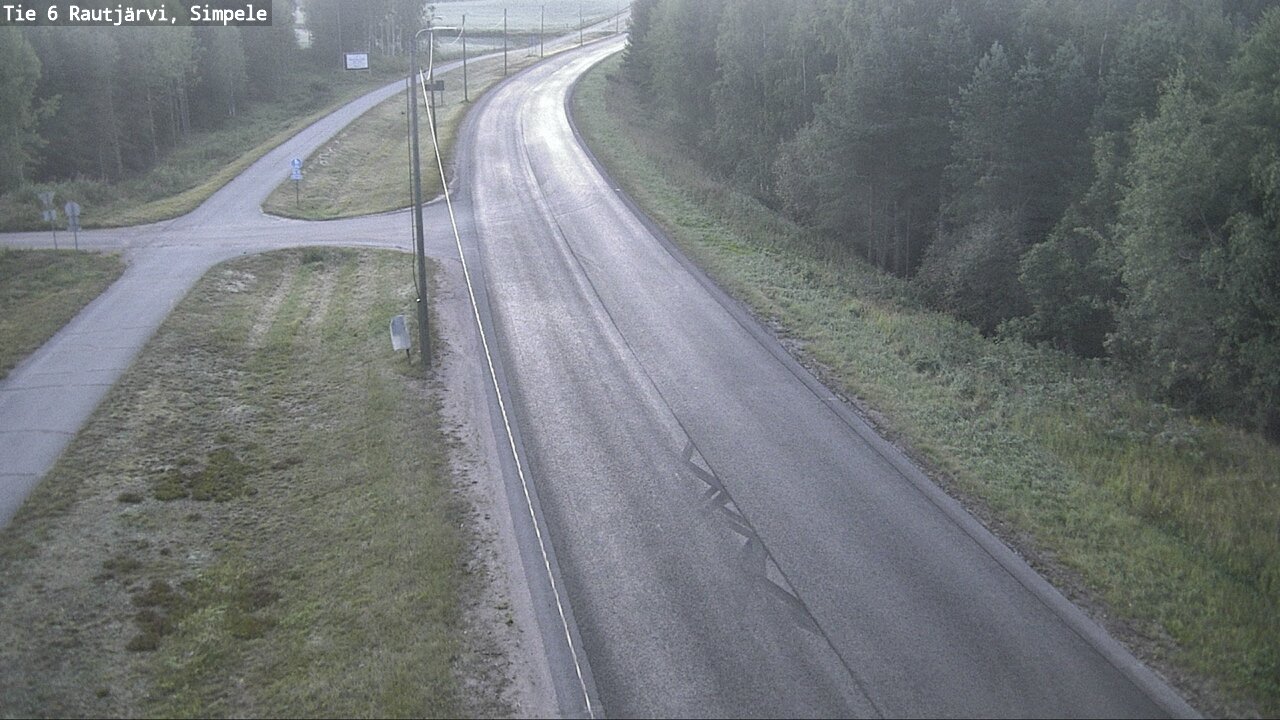 Kelikamerat Kuva Tie 6 Rautjärvi, Simpele, Rautjärvi, Etelä-Karjala