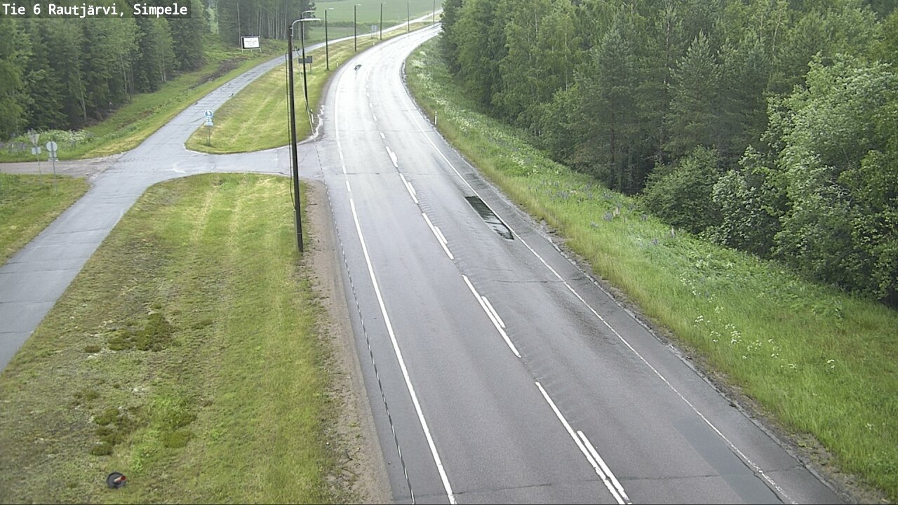 Kelikamerat Kuva Tie 6 Rautjärvi, Simpele, Rautjärvi, Etelä-Karjala