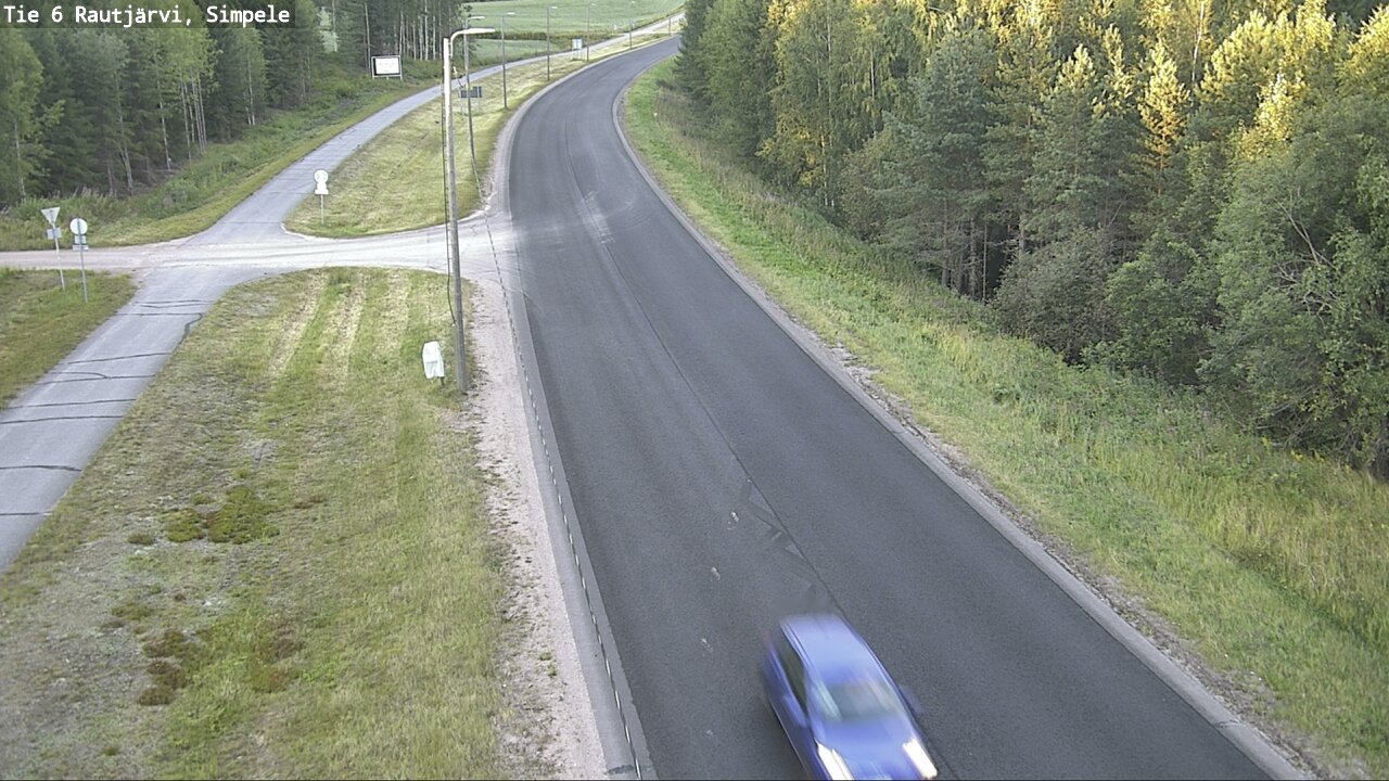 Kelikamerat Kuva Tie 6 Rautjärvi, Simpele, Rautjärvi, Etelä-Karjala
