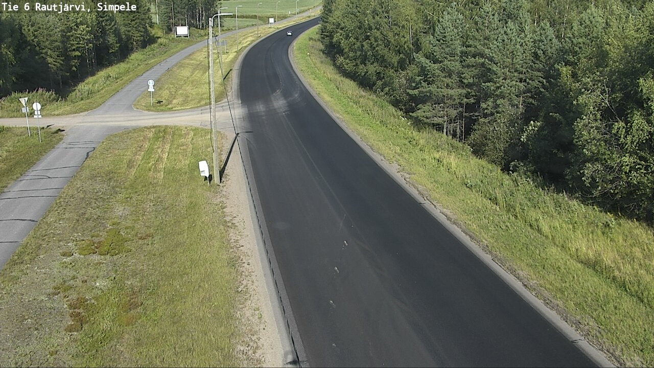 Kelikamerat Kuva Tie 6 Rautjärvi, Simpele, Rautjärvi, Etelä-Karjala