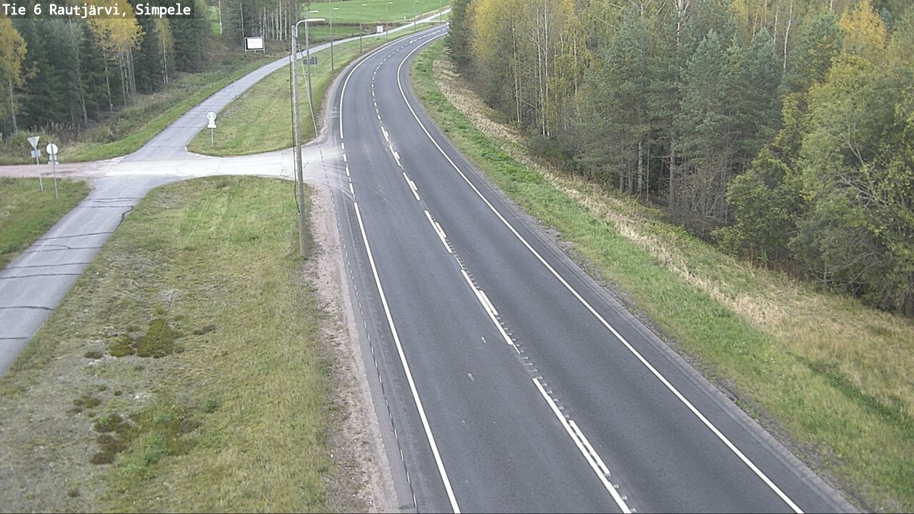 Kelikamerat Kuva Tie 6 Rautjärvi, Simpele, Rautjärvi, Etelä-Karjala