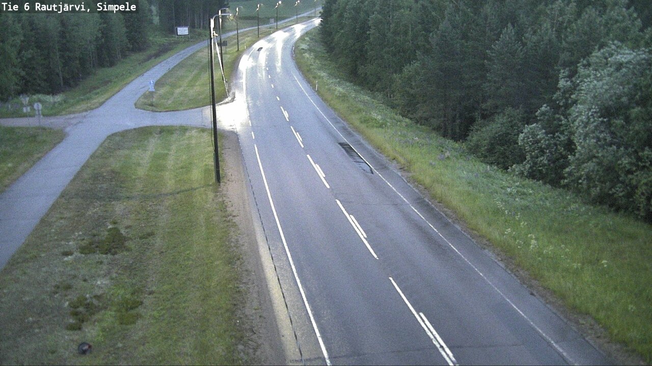Kelikamerat Kuva Tie 6 Rautjärvi, Simpele, Rautjärvi, Etelä-Karjala