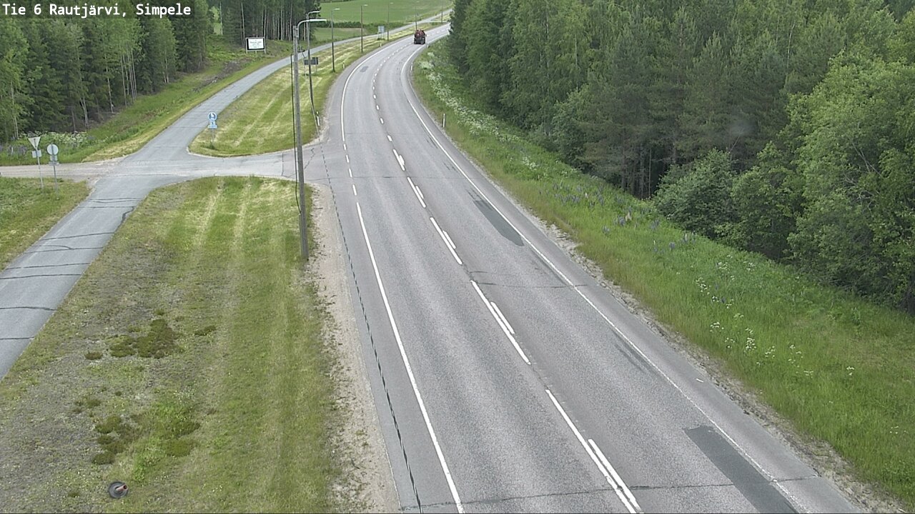 Kelikamerat Kuva Tie 6 Rautjärvi, Simpele, Rautjärvi, Etelä-Karjala