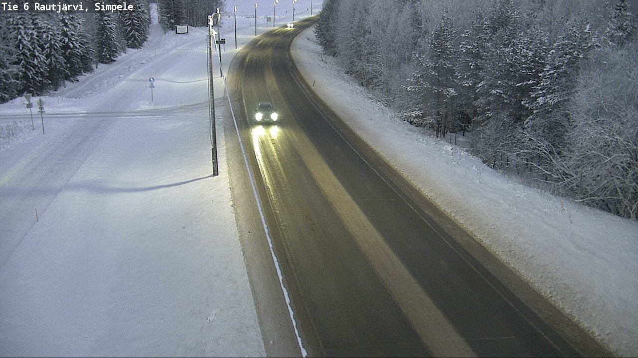 Kelikamerat Kuva Tie 6 Rautjärvi, Simpele, Rautjärvi, Etelä-Karjala