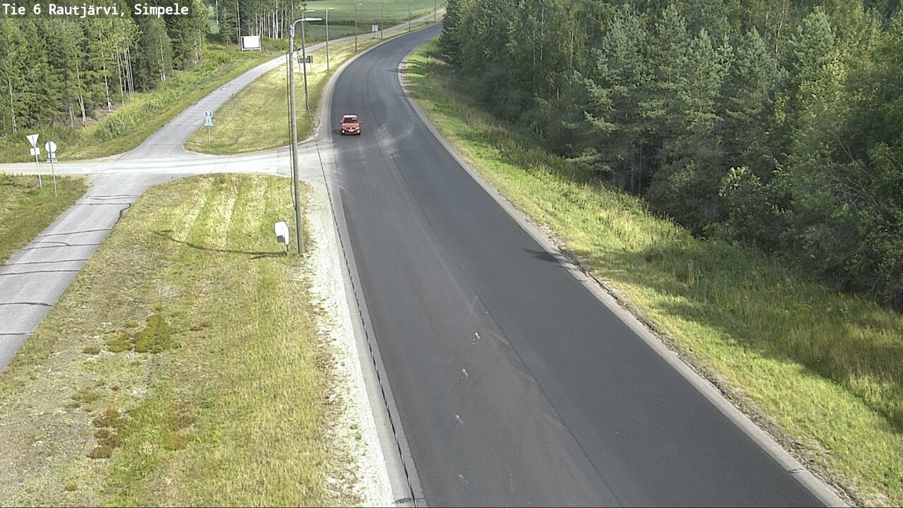 Kelikamerat Kuva Tie 6 Rautjärvi, Simpele, Rautjärvi, Etelä-Karjala