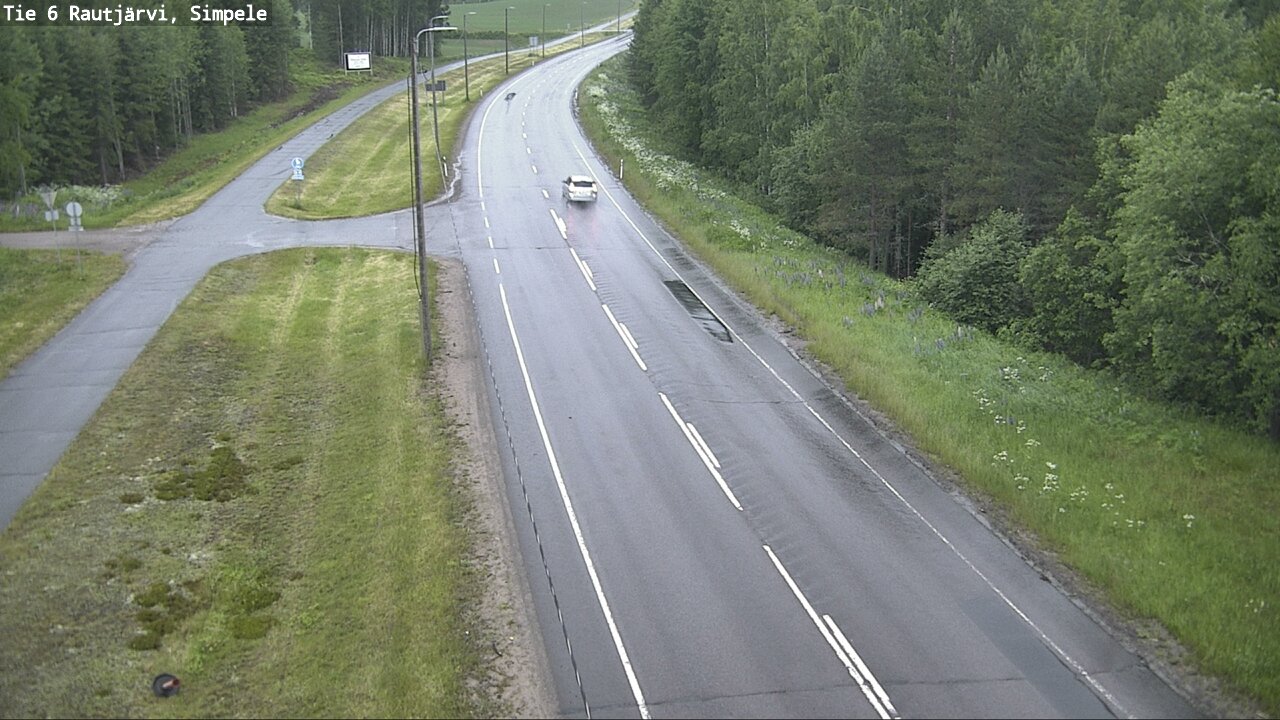 Kelikamerat Kuva Tie 6 Rautjärvi, Simpele, Rautjärvi, Etelä-Karjala