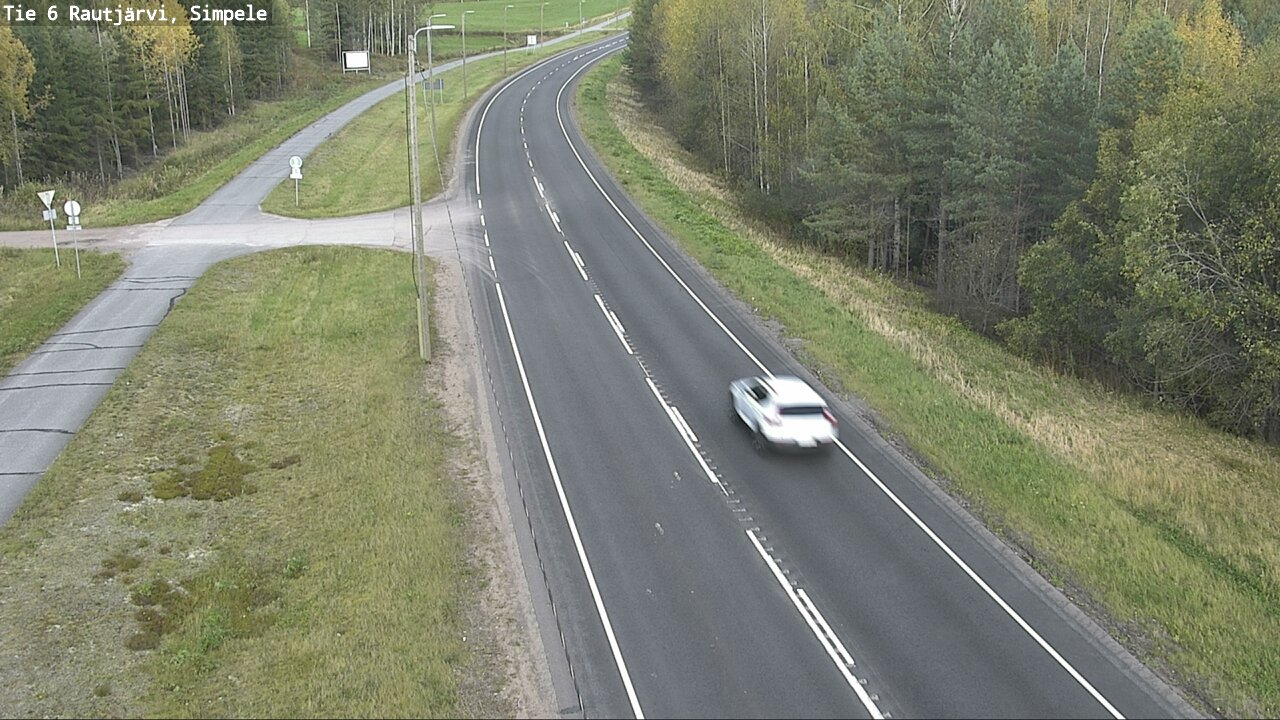 Kelikamerat Kuva Tie 6 Rautjärvi, Simpele, Rautjärvi, Etelä-Karjala