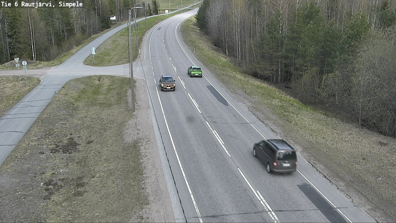 Kelikamerat Kuva Tie 6 Rautjärvi, Simpele, Rautjärvi, Etelä-Karjala