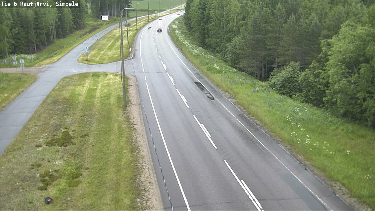 Kelikamerat Kuva Tie 6 Rautjärvi, Simpele, Rautjärvi, Etelä-Karjala