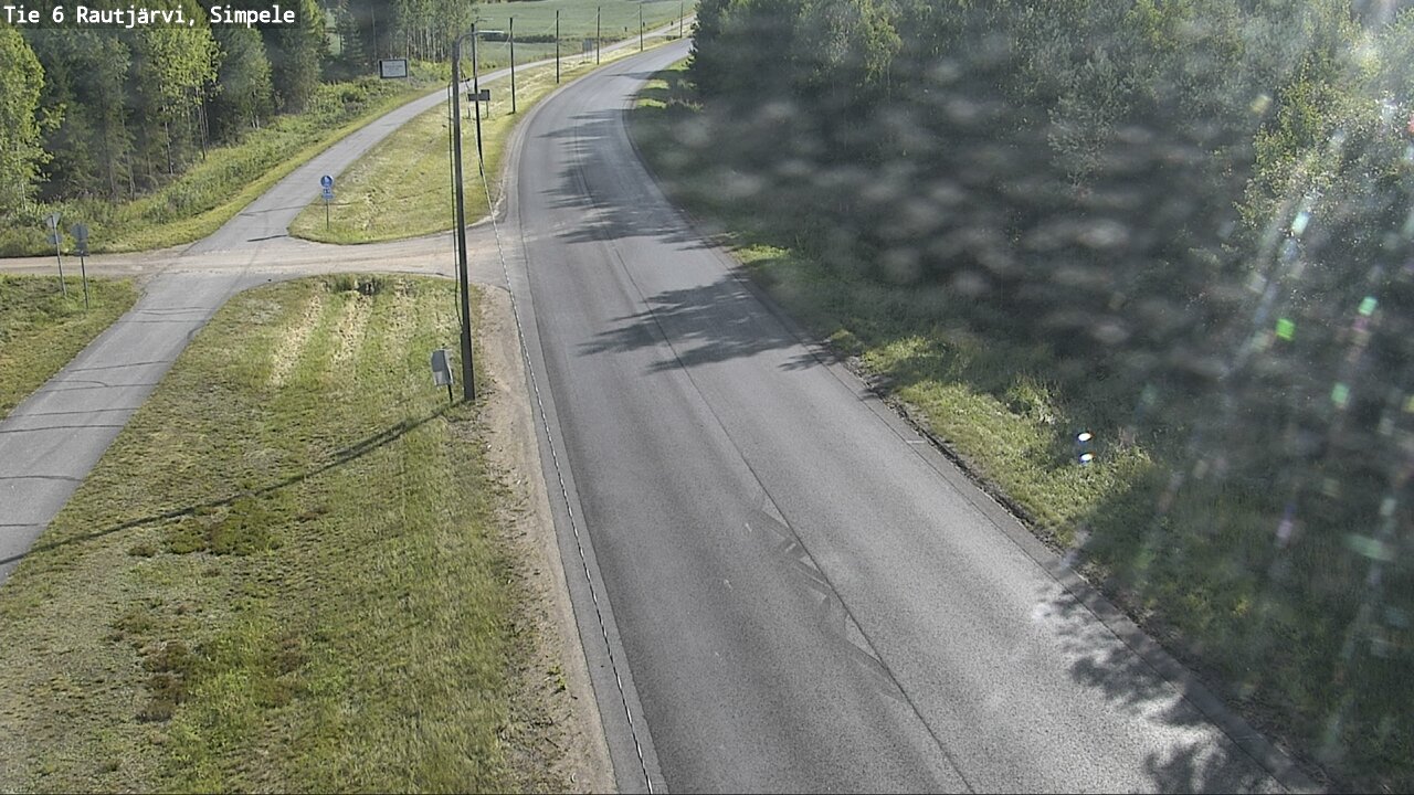 Kelikamerat Kuva Tie 6 Rautjärvi, Simpele, Rautjärvi, Etelä-Karjala