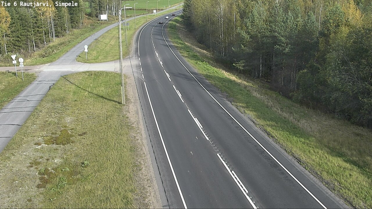Kelikamerat Kuva Tie 6 Rautjärvi, Simpele, Rautjärvi, Etelä-Karjala