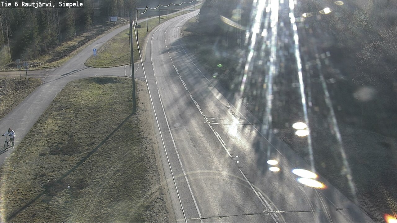 Weather Camera Image Road 6 Rautjärvi, Simpele, Rautjärvi, Etelä-Karjala